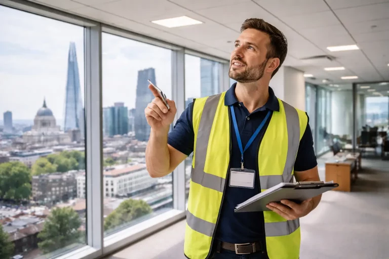 Commercial EPC London assessment inside a modern business property