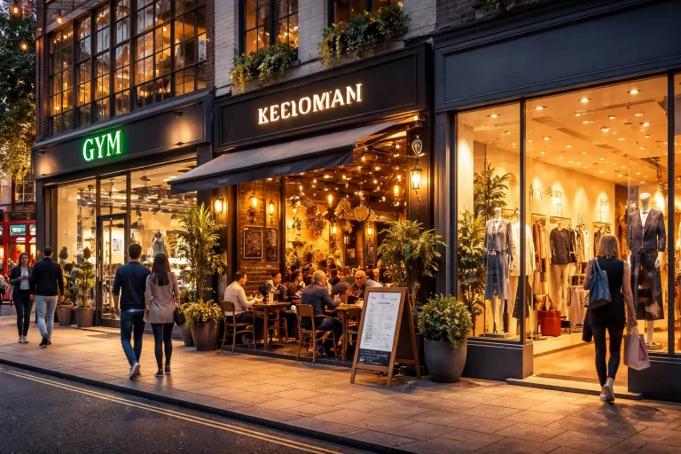 restaurant gym and retail unit commercial property London